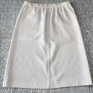 Personal Petites Vintage Skirt Off White size 14P